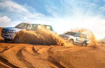 Abu Dhabi: Desert Safari with BBQ, Camel Ride & Sandboarding