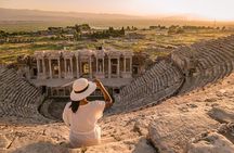 Pamukkale, Hot Springs, Travertines Tour Incl. Lunch f/Bodrum