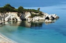 Cruise along the coast of Kefalonia with lunch and wine