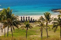 Discover the mystical Easter Island and its famous gigantic stone statues