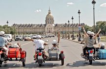 Paris Highlights city tour on a vintage Sidecar Motorcycle 