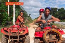 ATV shared experience, Ziplines and Cenote swim experience in one Adrenaline day