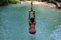 Full-Day Blue Hole Private Tour from Montego Bay with Zipline