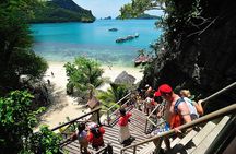 Koh Samui to Angthong Marine Park Cruise Tour By Red Baron Chinese Sailboat 