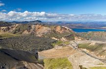Airplane sightseeing flight over Landmannalaugar and the highland