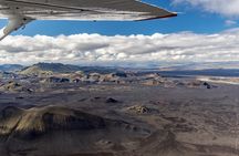 Airplane Sightseeing flight over Laki craters and highland