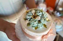 Korean soy cream flower cake ; one day class