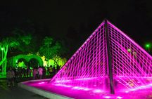 Magic Fountains Park with Light Show at night!