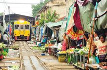 Amphawa Floating Market Tour with Maeklong Railway Market (SHA Plus)