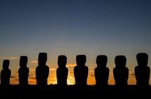 Sunrise in Tongariki on Easter Island Rapa Nui