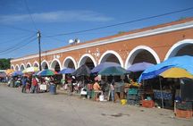 Go Maya by bike in Valladolid (Local market-Cenotes-Mayan Family)