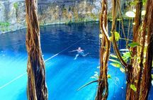 Go Maya by bike in Valladolid (Local market-Cenotes-Mayan Family)