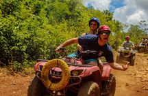 ATV SINGLE from Cancun with Ziplines and a Cenote swim experience the best price