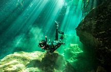 Freediving Intro for Beginners in a Cenote in Tulum Mexico