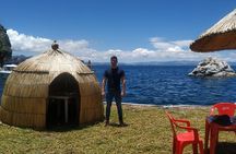From La Paz:Tiwanacu and Titicaca lake in one day.