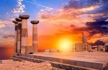 Temple of Poseidon sunset @ Cape Sounio (And dinner time)