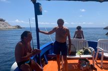 Boat tour in Ponza and Palmarola with a fisherman with lunch 