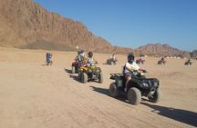 Desert Quad Bike Safari To Bedouin Village with Camel Ride&Dinner From Hurghada