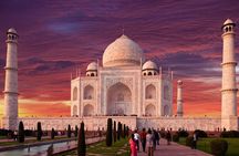 From Delhi: Overnight Taj Mahal Sunrise Sunset Tour