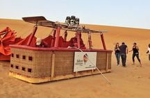 Amazing Hot Air Balloon With Beautiful Desert Sunrise View