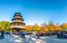 Private and full rickshaw tour in the English Garden