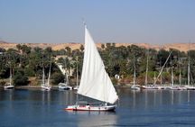 Visit to Edfu temple by train and Luxor west bank, lunch and Felucca
