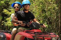Shared ATV, Zipline, and Cenote Adventure from Playa del Carmen