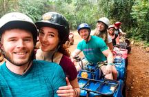 Shared ATV, Zipline, and Cenote Adventure from Playa del Carmen