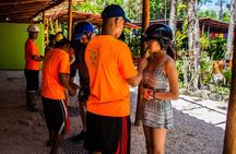 ATV's (shared), Ziplines & Cenote! Half-Day with Transportation from Cancun