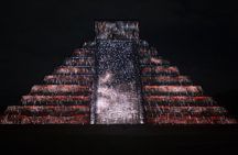Tour Chichen Itza "Noches de Kukulkan" + Cenote & Hubiku from Cancún 