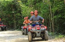  Atv (shared) Zipline , Cenote & Lunch from Playa del Carmen