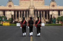 The Change of Guard Ceremony at the Presidential Palace in New Delhi