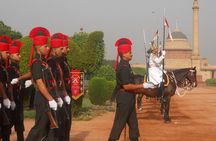 The Change of Guard Ceremony at the Presidential Palace in New Delhi
