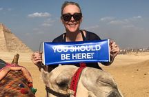 9 Hrs tour to Pyramids of Giza Dahshur Sakkara and Memphis incl Camel with Lunch