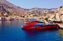 Fast Boat To Symi with a swimming stop at St George's Bay! (Only 1hr journey)