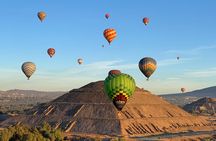 Hot Air Balloon Flight over Teotihuacan, from Mexico City