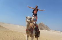 Half day visiting Gizah pyramids , Sphinx and Camel ride