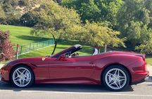 Private Ferrari California T Drive from Hollywood to Sunset Plaza
