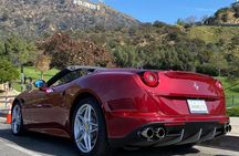 Private Ferrari California T Drive from Hollywood to Sunset Plaza