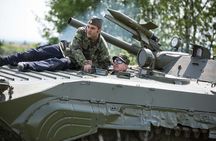Ride in a BMP tank and military garage tour Prague