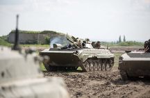 Ride in a BMP tank and military garage tour Prague