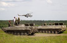 Ride in a BMP tank and military garage tour Prague