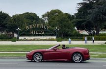 Private Ferrari California T Drive from Hollywood to Sunset Plaza