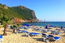 from city of Side: Alanya city tour with lunch and boat trip