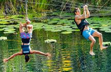 Xcaret 4-Cenotes-Guided Tour- Snacks, Lunch and Drinks included 