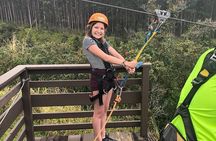 9-Line Waterfall Zipline Experience on the Big Island