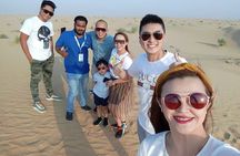 Morning Dune Bashing, Including Camel Riding and Sand Boarding from Dubai