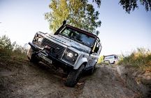 Full-day Land Rover driving off-road experience Prague
