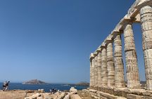 Sounion Highlights: Vouliagmeni, Olive Farm, Poseidon Temple, Thorikos Theatre 