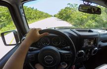 Jeep Exploration & All Inclusive Tortugas Beach Break (Private)